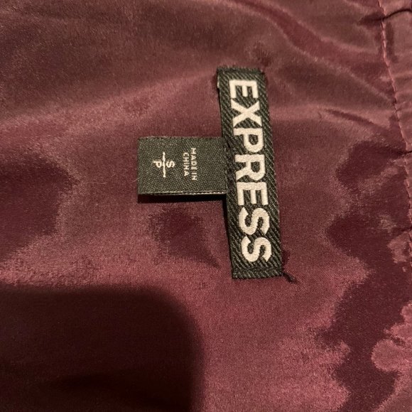 Express Purple Sequin Mini Dress - Picture 3 of 3